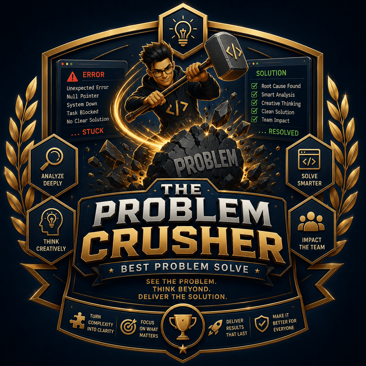 THE PROBLEM CRUSHER